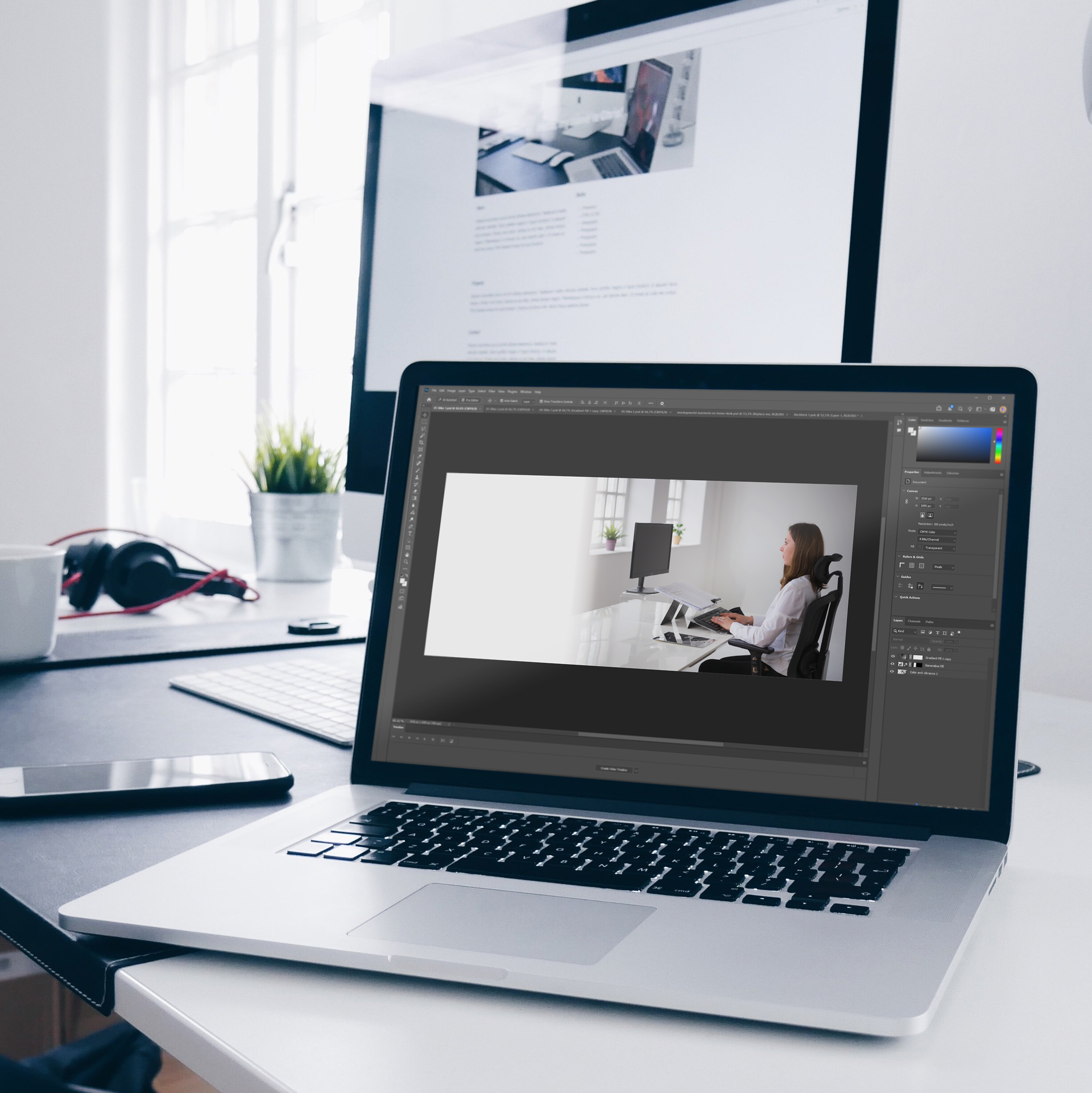 Urejanje vizualnega gradiva za katalog Elitype v programu Photoshop